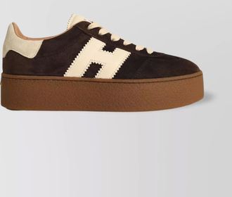 Hogan suede platform sole sneakers