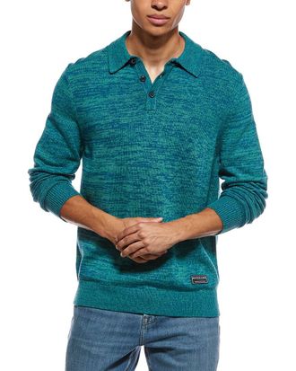 Scotch & Soda Uneven Marl Polo Sweater