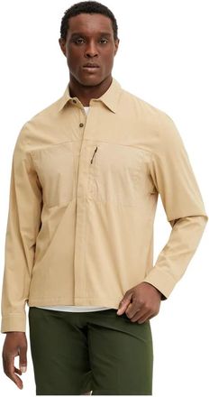 The North Face Lightrange Long-Sleeve Shirt - Heren - Outdoor shirts - Beige - M - Polyester - Fitness