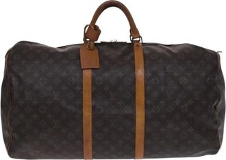 Louis Vuitton Pre-owned Weekend Bags, female, Brown, Size: ONE SIZE Pre-owned Vintage Monogram Keepall Duffle Bag