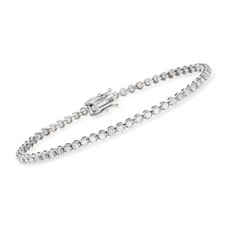 Ross-Simons 2.00- Diamond Tennis Bracelet in 14kt White Gold