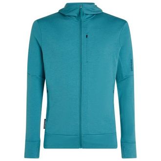 Icebreaker Merino 260 Quantum IV L/S Zip Hoodie Merinohoodie f&uuml;r Herren | t&uuml;rkis