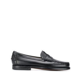 Sebago Loafers, female, Black, Size: 9 US Classic Dan Moccasin