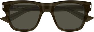 Saint Laurent SL 875 Zonnebril - unisex - Zonnebrillen - Bruin - ONE Size - Nylon - Accessoires