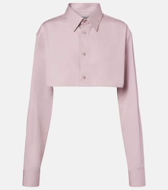 Balenciaga Cropped cotton shirt