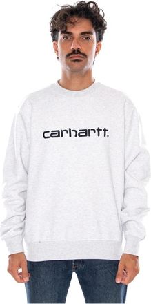 Carhartt Work in Progress Carhartt Sweat - Heren - Sweatshirts - Grijs - M - Katoen - Hoodies & sweatvesten