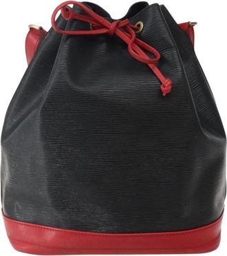 Louis Vuitton Petit Noe Nm Handbag Epi Leather Black Leather Bag (Pre-Owned)