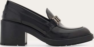 Ferragamo Donna Loafer Vara chain Nero Taglia 35.5