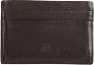 Loewe Pre-owned Wallets, female, Brown, Size: ONE SIZE Pre-owned Card Holder