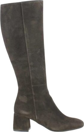 Donna Lei N34 Hoge Laarzen - Dames - Hoge Laarzen - Bruin - 41 EU - Leer - Schoenen