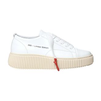 Giuliano Galiano Jumbo Sneaker - Heren - Schoenen - Wit - Maat: 43 EU Leer