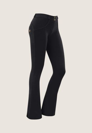 Freddy Leggings FREDDY Leggings WRUP47RF429, Damen, Gr. XL, EURO, schwarz, Obermaterial: 81% Baumwolle CO. 19% Elasthan EL., Hosen Leggings