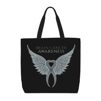 Generic Women Handbag Brain Cancer Awareness Women Tote Bag Folding Casual Crossbody Bags, For Graduation, Holiday, Work, Swim, Gym