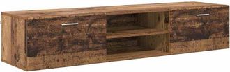 vidaXL TV Cabinet with Shelf Old wood 150 x 39 x 30 cm Engineered wood vidaXL