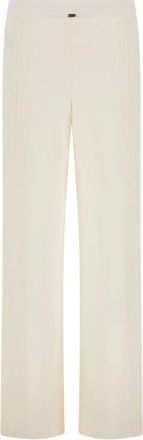 Herno cable-knit trousers - White