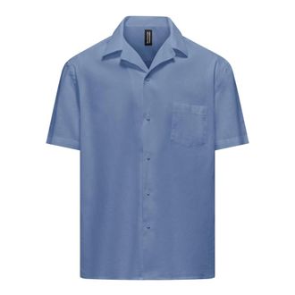 Bomboogie Camisa de mezcla de lino y algod&oacute;n - Shirts - Hombre - Azul - 3XL