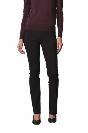 Avenue Montaigne Becca Skinny Pants In Black