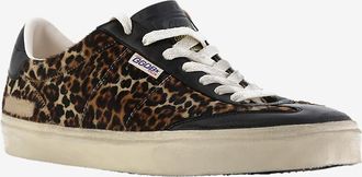 Golden Goose Niedrige Sneakers mit Leopardenprint Soul Star Horsy