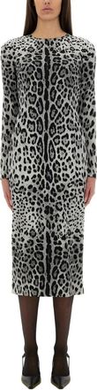 Dolce & Gabbana Charmeuse Sheath Longuette Dress-Donna
