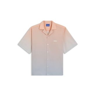 HUGO BOSS Relaxed-fit shirt with gradient print