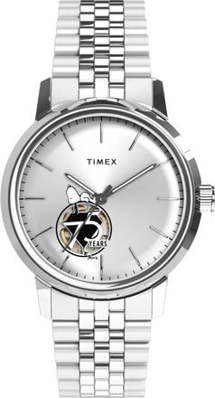 Timex Peanuts Marlin Mens Silver Watch TW2Y45000 Stainless Steel - One Size
