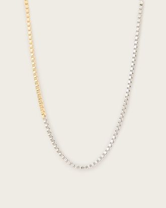 AllSaints Zoe Box Chain Necklace