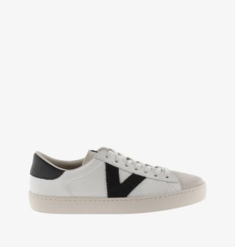 Victoria Womens Berlin Piel & Serraj Shoes In White/black