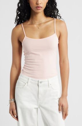 BP. Core Stretch Cotton Camisole in Coral Pink at Nordstrom, Size Xx-Large