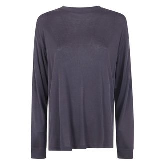 STUDIO NICHOLSON Tops, Dames, Paars, 3Xs, Long Sleeve Tops