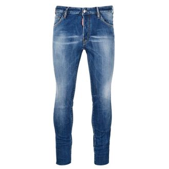 Dsquared2 Cool Guy Cropped Blauwe Denim Broek