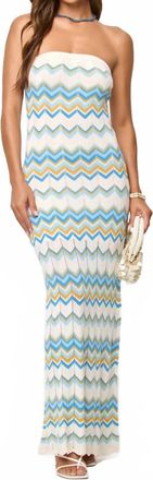 L*Space Hallie Strapless Maxi Dress In White