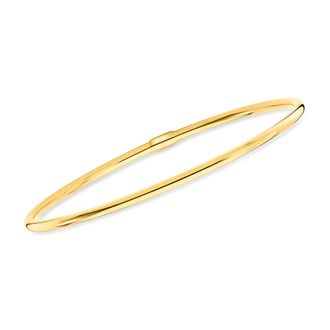 Canaria Canaria Italian 10kt Yellow Gold Bangle Bracelet