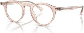Oliver Peoples 45mm Round optical glasses in Red at Nordstrom