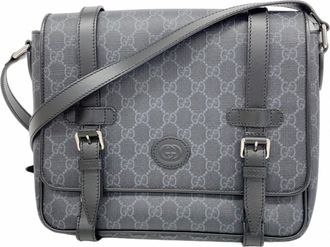 Gucci Black Pvc Shoulder Bag (Pre-Owned)