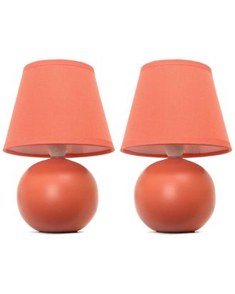 Lalia Home Mini Ceramic Globe Table Lamp
