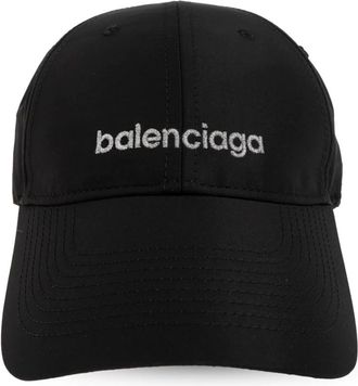 Balenciaga Accessoires, Heren, Zwart, M, Katoen, Cap met Klep