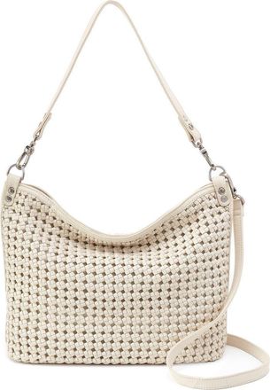Hobo Pier Leather Shoulder Bag in White Cap at Nordstrom