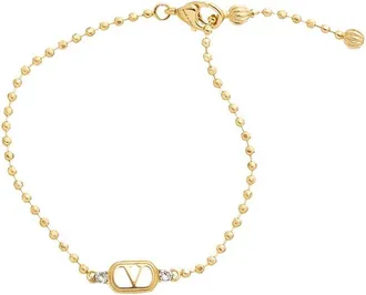 Valentino Vlogo Ovalette Swarovski Bracelet