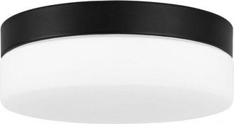 Forlight Giro - Plafoniera LED da bagno con IP44 con luce regolabile calda 3000K e neutra 4000K. Colore Nero