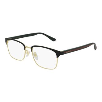 Gucci Vierkante Zonnebril - Heren - Brillen - Zwart - 54 MM - Accessoires