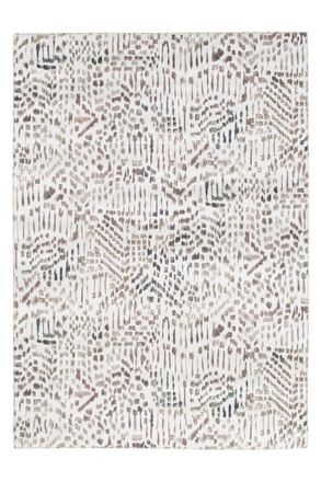 AFK Living Alfombra de dise&ntilde;o con acabado de costura inglesa gris 160 x 230 cm