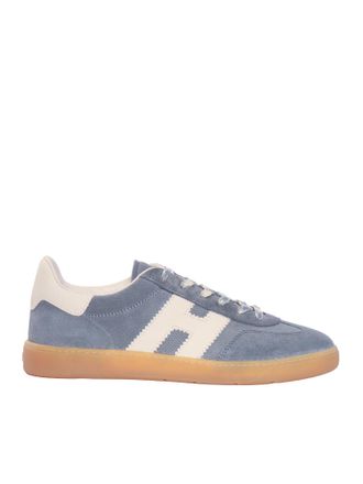 Hogan Cool Suede Contrast Logo Sneakers