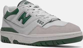 New Balance Mens New Balance BB550 BB550WT1 Sneakers White Green Lace Up Lifestyle Shoes