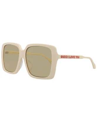 Gucci Womens Gg0567san 58Mm Sunglasses