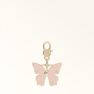 Furla Hashtag Charm Dusty Pink Pink Metal + Enamel Woman