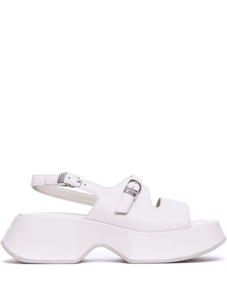 Vic Mati&eacute; 60mm leather sandals - women - Calf Leather - 40 - White
