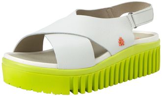 Art Womens 1574 Brighton Sandal, Nappa Cream Pistachio, 6 UK