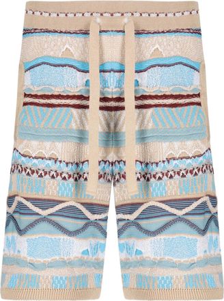 Laneus Shorts a righe - Blu