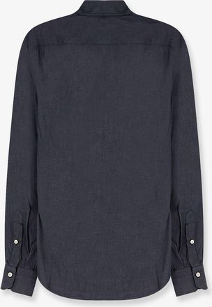 Kiton Mens Cotton Shirt Black