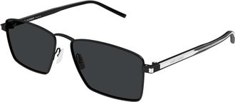 Saint Laurent SL 700 001 Womens Sunglasses Black Size 57